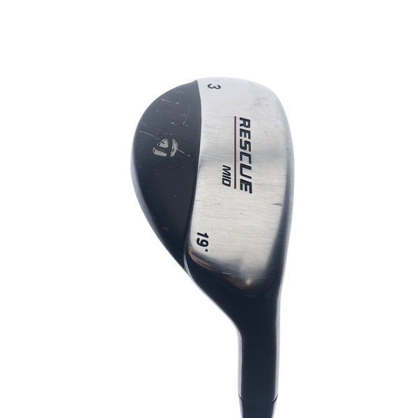 Used TaylorMade Rescue Mid 3 Hybrid / 19 Degrees / X-Stiff Flex