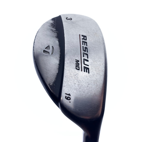 Used TaylorMade Rescue Mid 3 Hybrid / 19.0 Degrees / Regular Flex