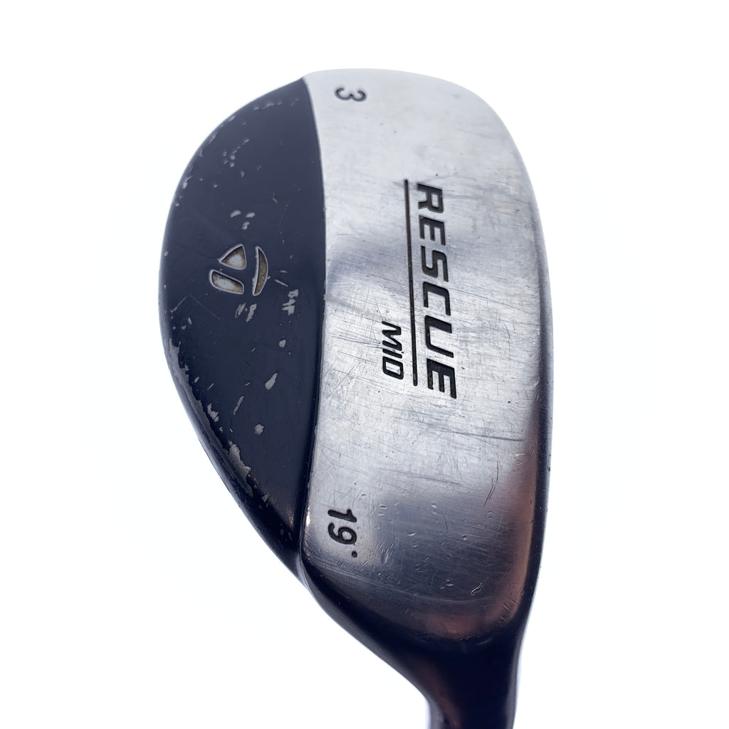 Used TaylorMade Rescue Mid 3 Hybrid / 19.0 Degrees / Stiff Flex