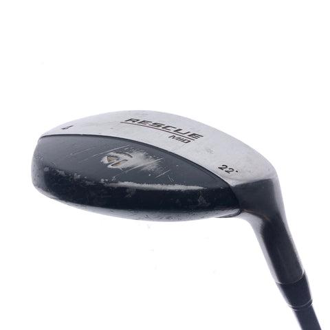 Used TaylorMade Rescue Mid 4 Hybrid / 22 Degrees / Ladies Flex