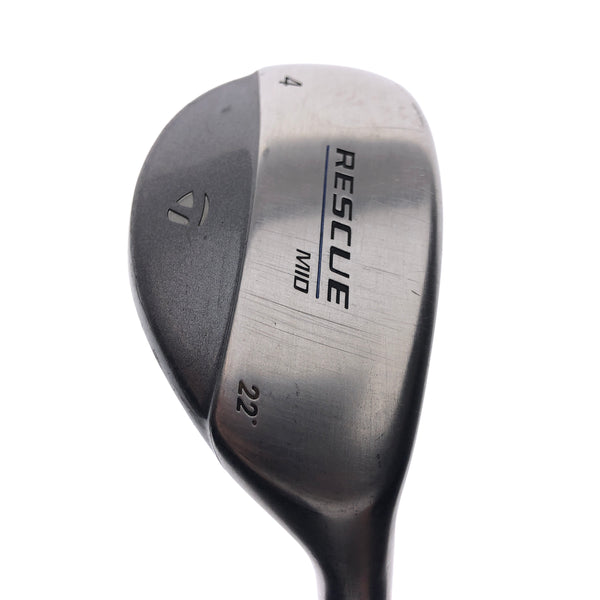 Used TaylorMade Rescue Mid 4 Hybrid / 22 Degrees / Ladies Flex