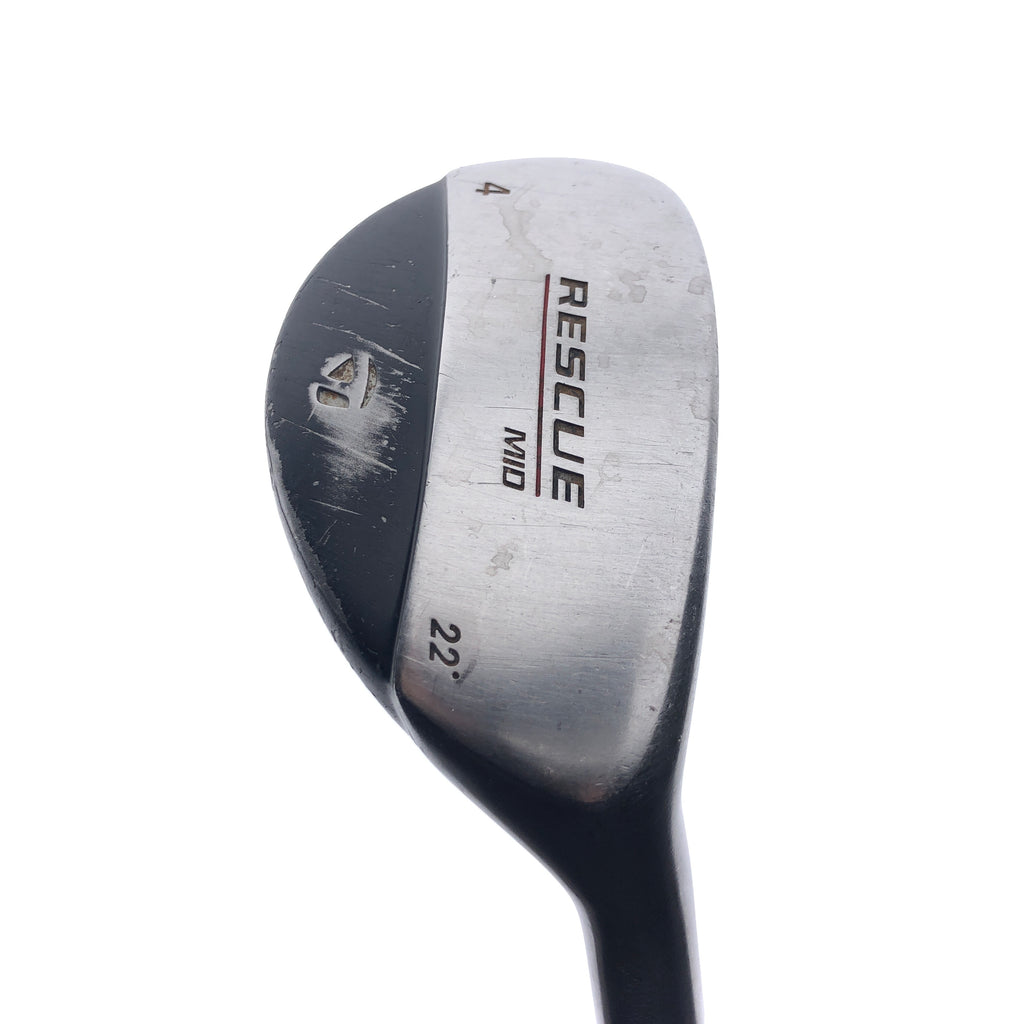 Used TaylorMade Rescue Mid 4 Hybrid / 22 Degrees / Ladies Flex
