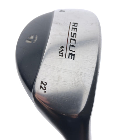Used TaylorMade Rescue Mid 4 Hybrid / 22 Degrees / Regular Flex