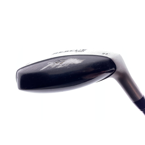 Used TaylorMade Rescue Mid 4 Hybrid / 22 Degrees / Stiff Flex