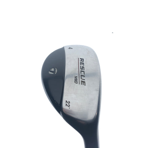 Used TaylorMade Rescue Mid 4 Hybrid / 22.0 Degrees / Regular Flex