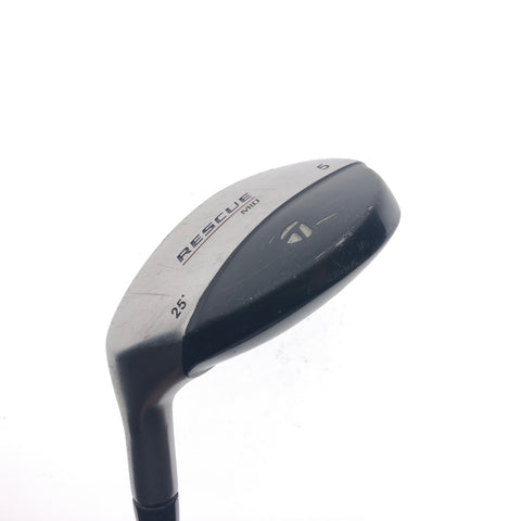 Used TaylorMade Rescue Mid 5 Hybrid / 25 Degrees / Regular Flex / Left-Handed