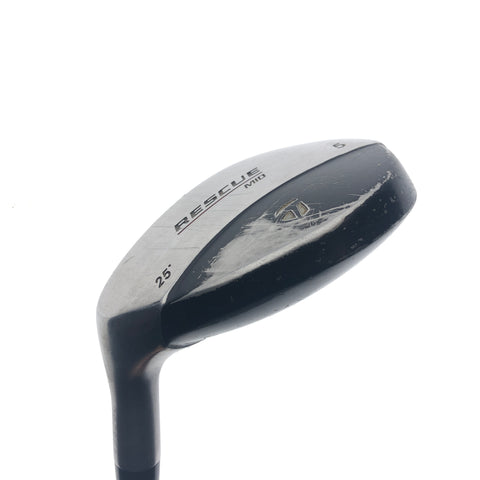 Used TaylorMade Rescue Mid 5 Hybrid / 25 Degrees / Regular Flex / Left-Handed