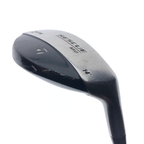 Used TaylorMade Rescue Mid TP 2 Hybrid / 14 Degrees / Stiff Flex