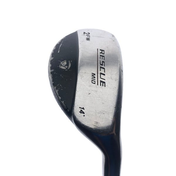 Used TaylorMade Rescue Mid TP 2 Hybrid / 14 Degrees / Stiff Flex