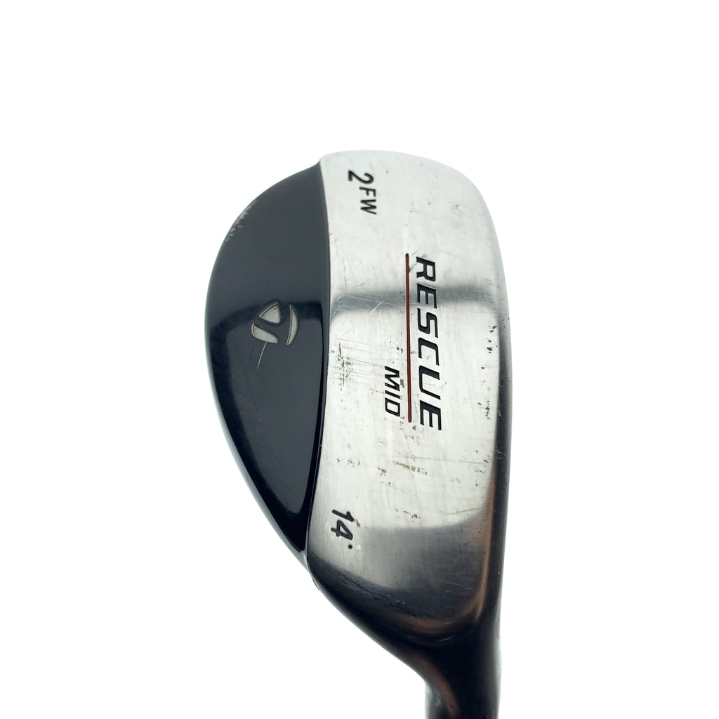 Used TaylorMade Rescue Mid TP 2 Hybrid / 14.0 Degrees / Stiff Flex