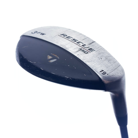 Used TaylorMade Rescue Mid TP 3 Hybrid / 19.0 Degrees / Stiff Flex