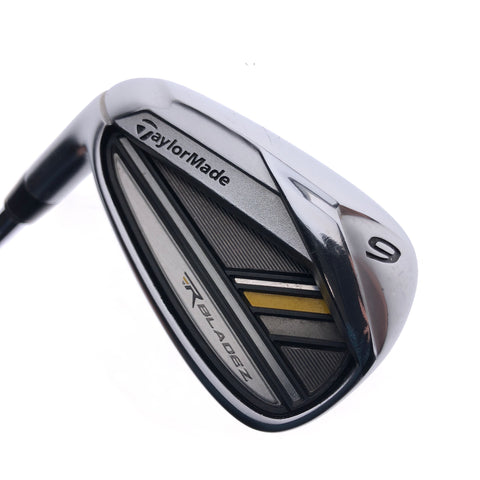 Used TaylorMade RocketBladez 9 Iron / 40.0 Degrees / Regular Flex / Left-Handed