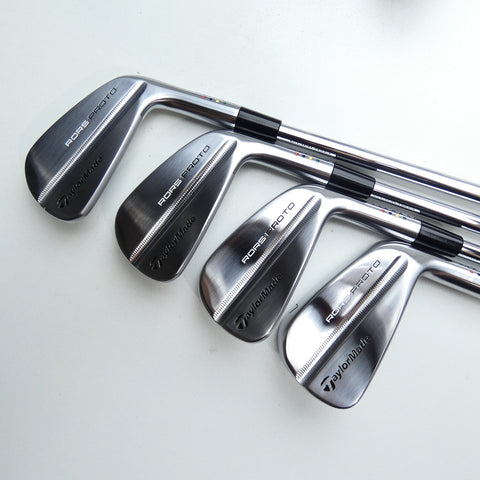 Used TaylorMade Rors Proto Iron Set / 4 - PW / Stiff Flex
