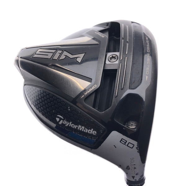 Used TaylorMade SIM Driver / 8.0 Degrees / Stiff Flex