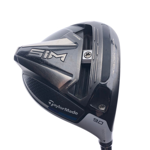 Used TaylorMade SIM Driver / 9.0 Degrees / Regular Flex