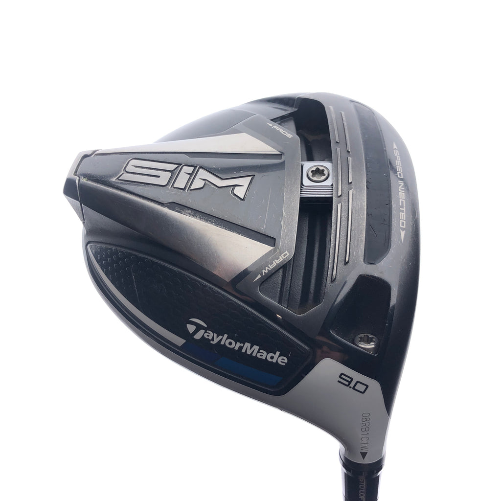 Used TaylorMade SIM Driver / 9.0 Degrees / Stiff Flex