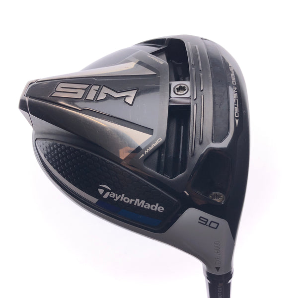 Used TaylorMade SIM Driver / 9.0 Degrees / Stiff Flex
