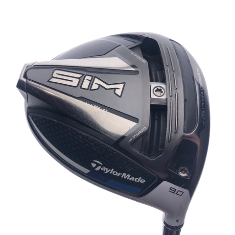 Used TaylorMade SIM Driver / 9.0 Degrees / Stiff Flex
