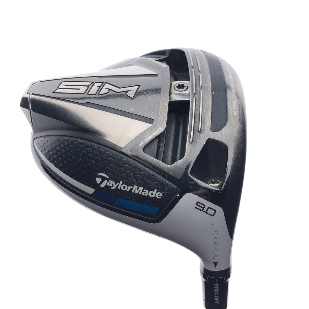 Used TaylorMade SIM Driver / 9.0 Degrees / TX Flex