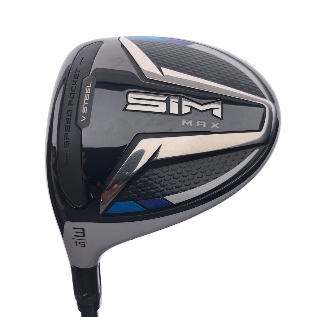 Used TaylorMade SIM Max 3 Fairway Wood / 15 Degrees / Regular Flex / Left-Handed