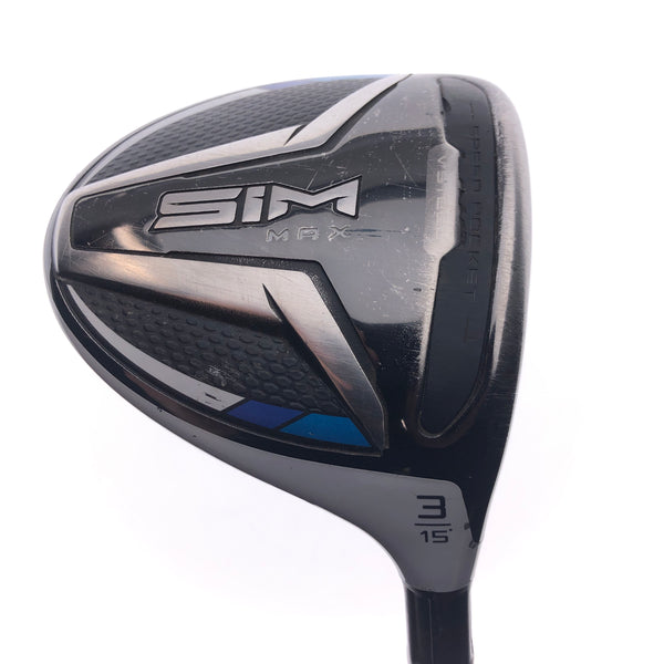 Used TaylorMade SIM Max 3 Fairway Wood / 15 Degrees / Regular Flex