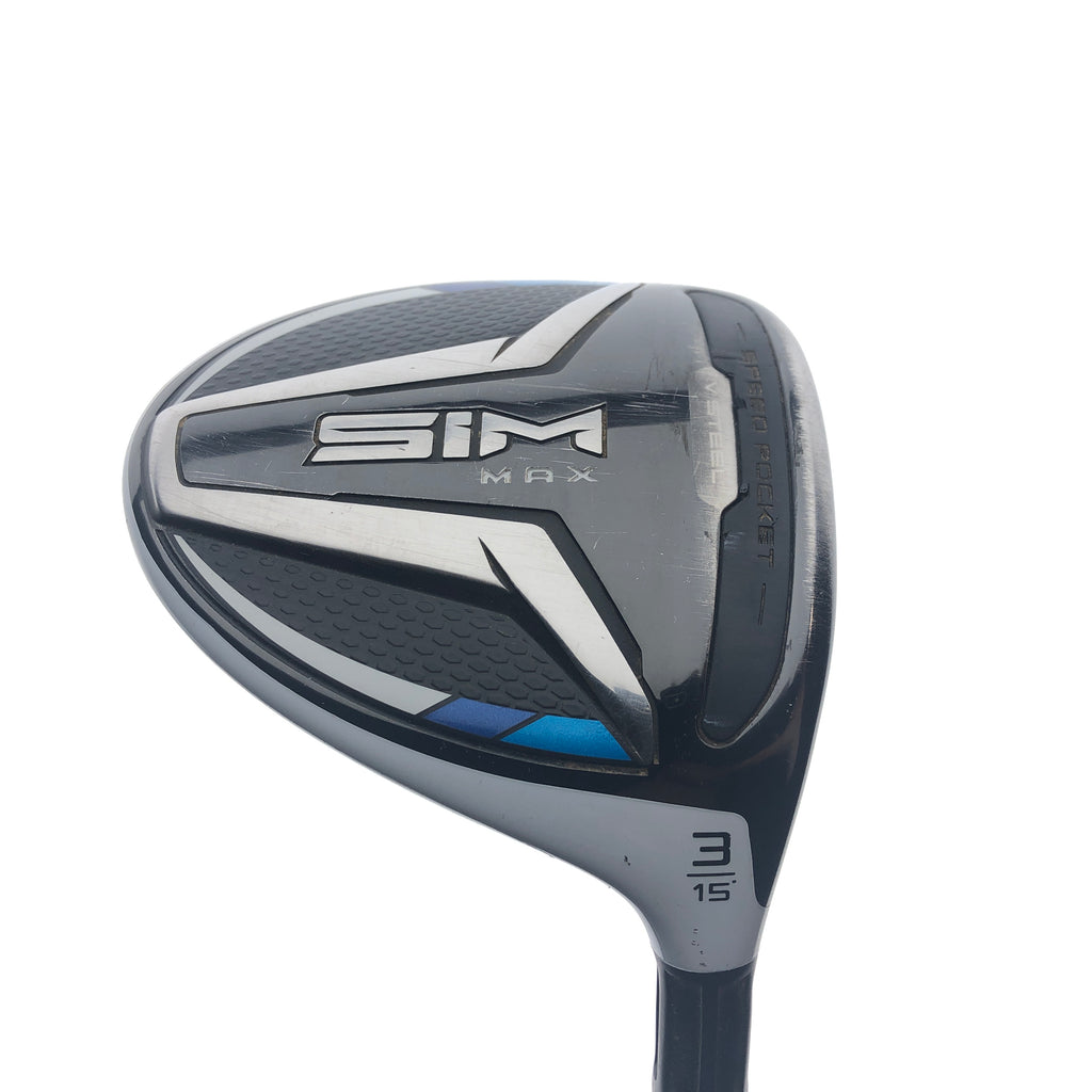 Used TaylorMade SIM Max 3 Fairway Wood / 15 Degrees / Regular Flex