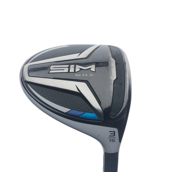 Used TaylorMade SIM Max 3 Fairway Wood / 15 Degrees / Regular Flex