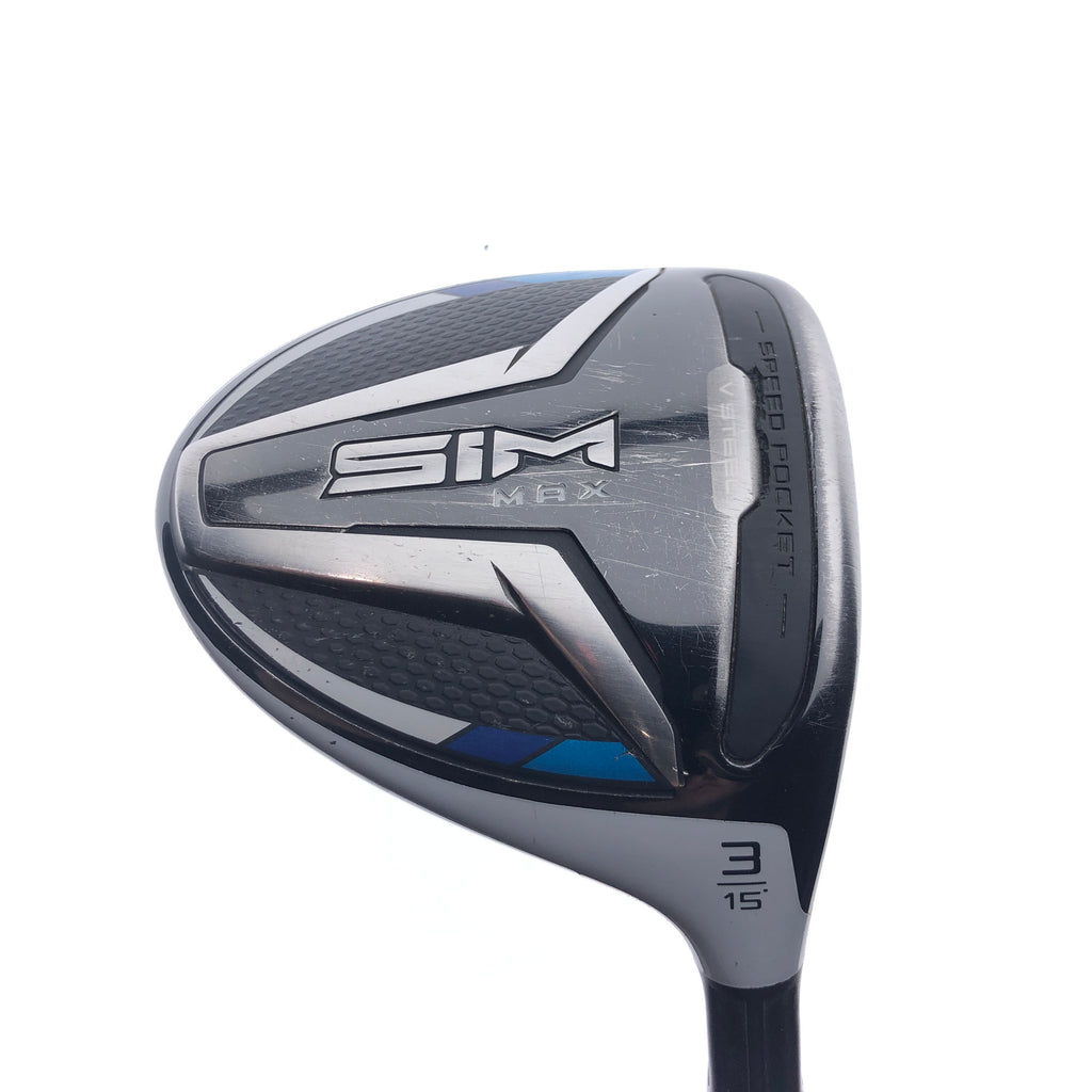 Used TaylorMade SIM Max 3 Fairway Wood / 15 Degrees / Regular Flex