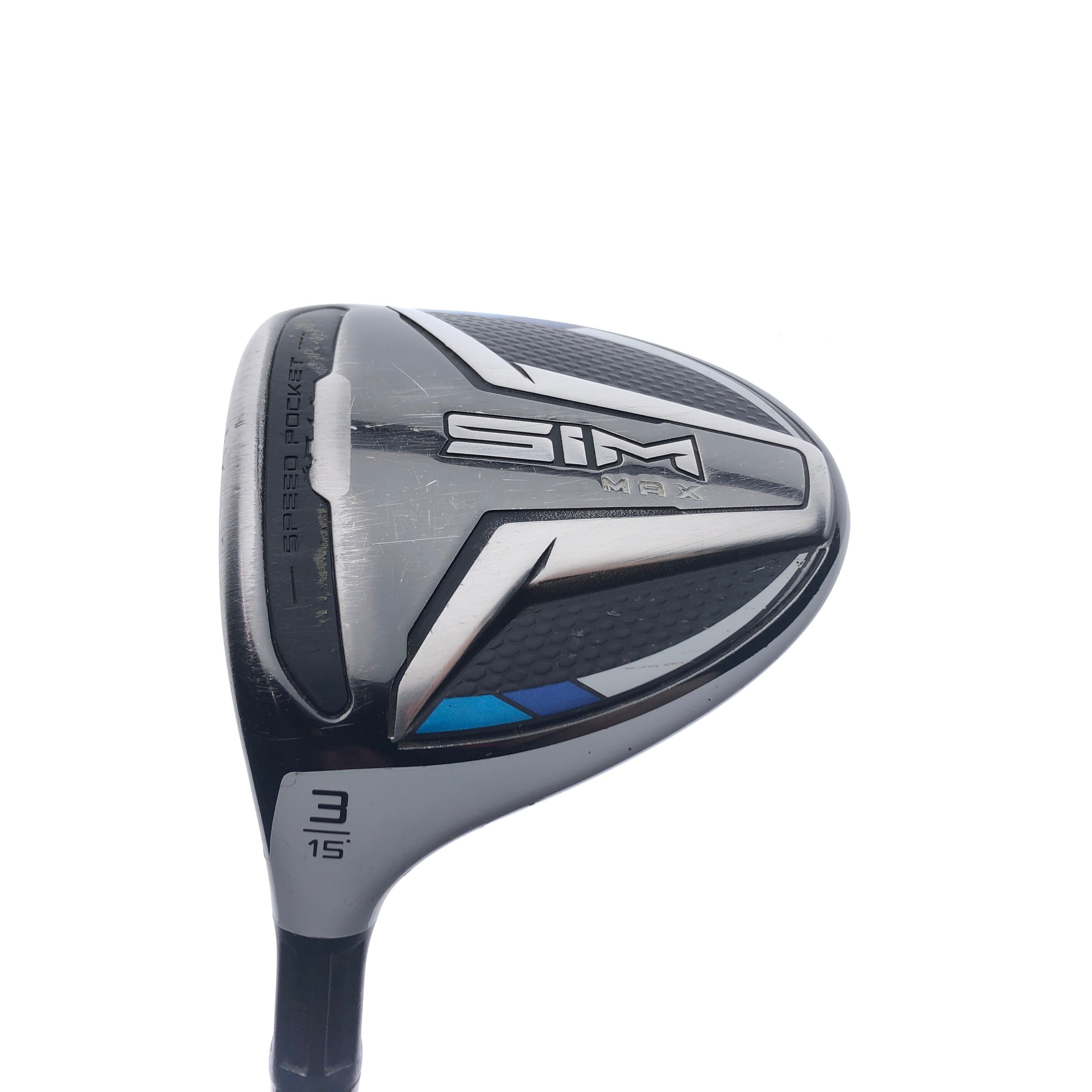 Used TaylorMade SIM Max 3 Fairway Wood / 15 Degrees / Stiff Flex / Left-Handed
