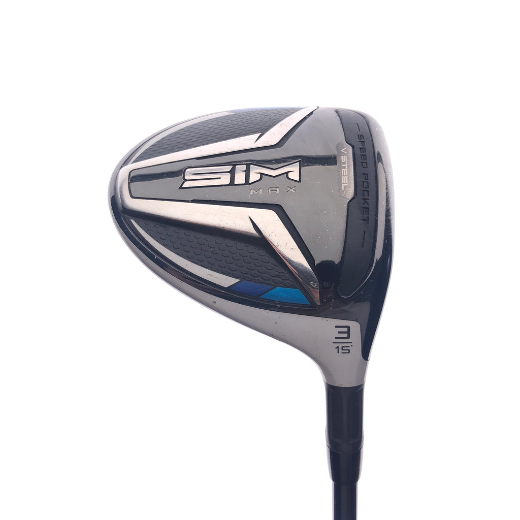 Used TaylorMade SIM Max 3 Fairway Wood / 15 Degrees / Stiff Flex