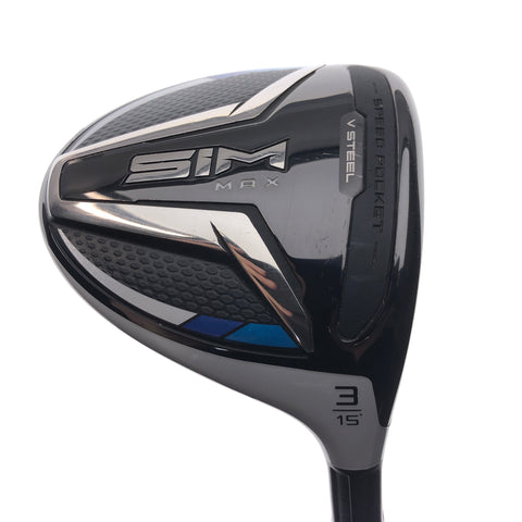 Used TaylorMade SIM Max 3 Fairway Wood / 15 Degrees / Stiff Flex