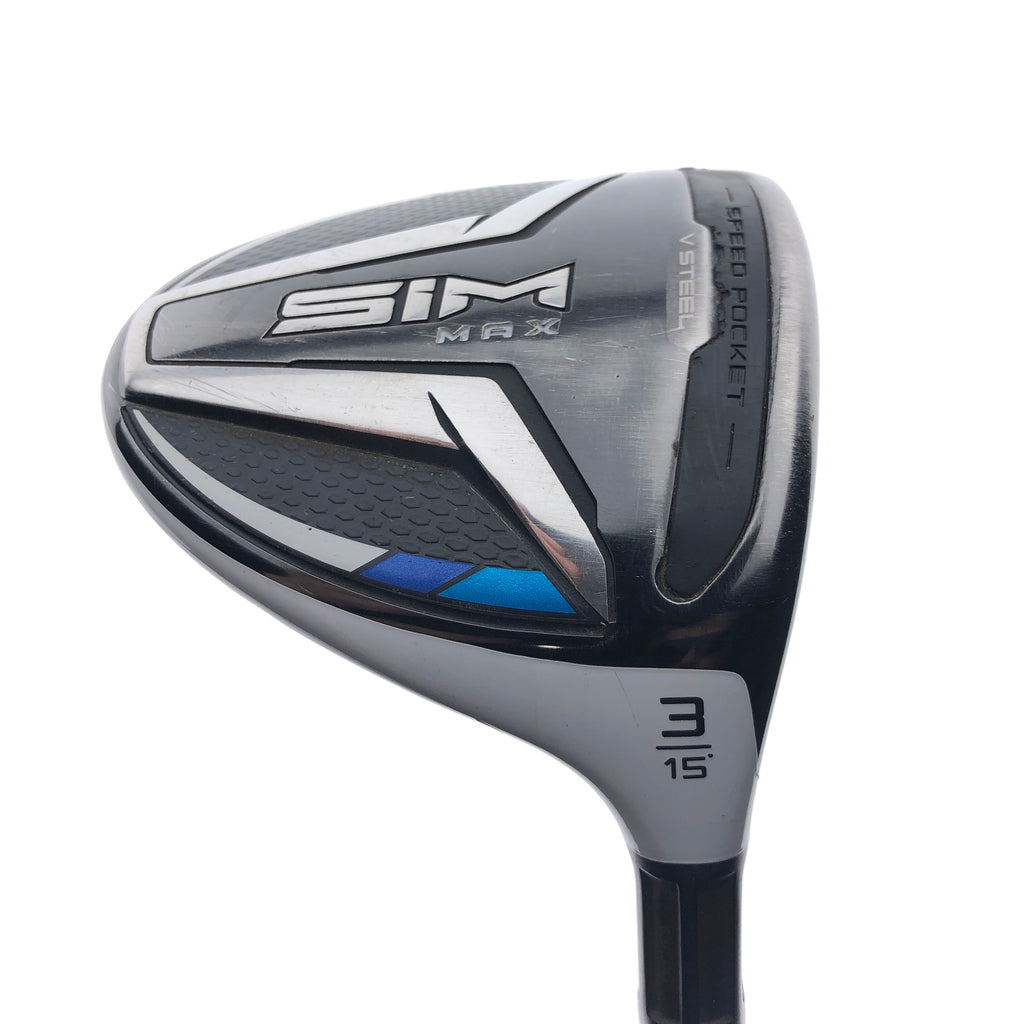 Used TaylorMade SIM Max 3 Fairway Wood / 15 Degrees