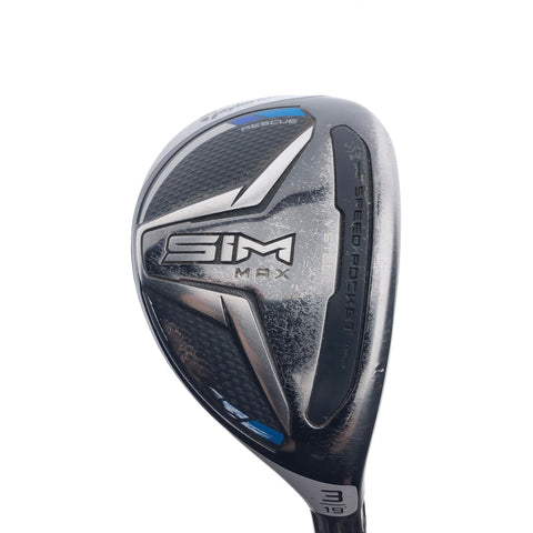 Used TaylorMade SIM Max 3 Hybrid / 19 Degrees / Regular Flex