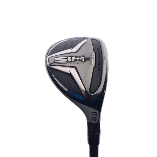 Used TaylorMade SIM Max 3 Hybrid / 19 Degrees / Regular Flex