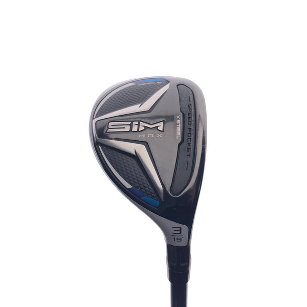 Used TaylorMade SIM Max 3 Hybrid / 19 Degrees / Stiff Flex