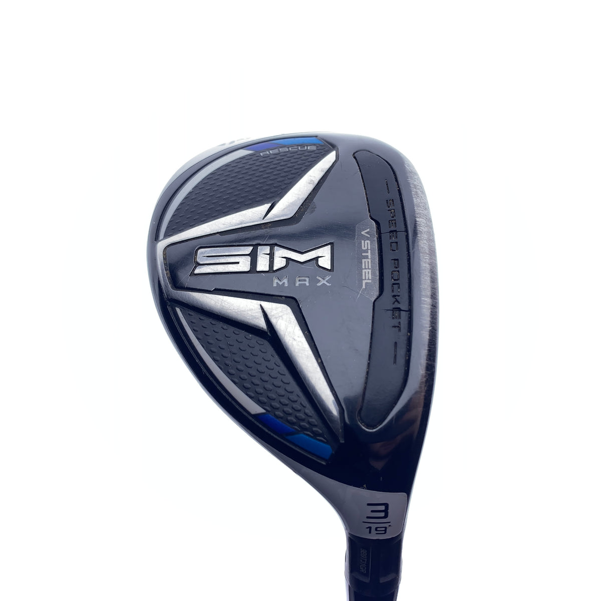 Used TaylorMade SIM Max 3 Hybrid / 19.0 Degrees / Regular Flex