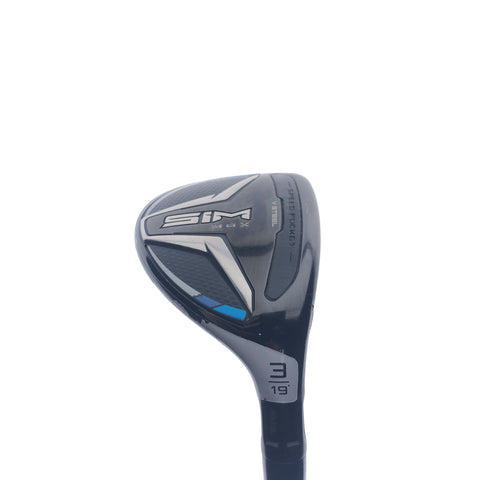 Used TaylorMade SIM Max 3 Hybrid / 19.0 Degrees / Stiff Flex
