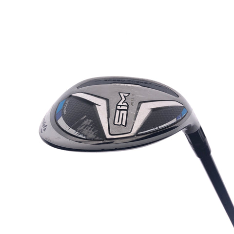 Used TaylorMade SIM Max 4 Hybrid / 22 Degrees / Regular Flex