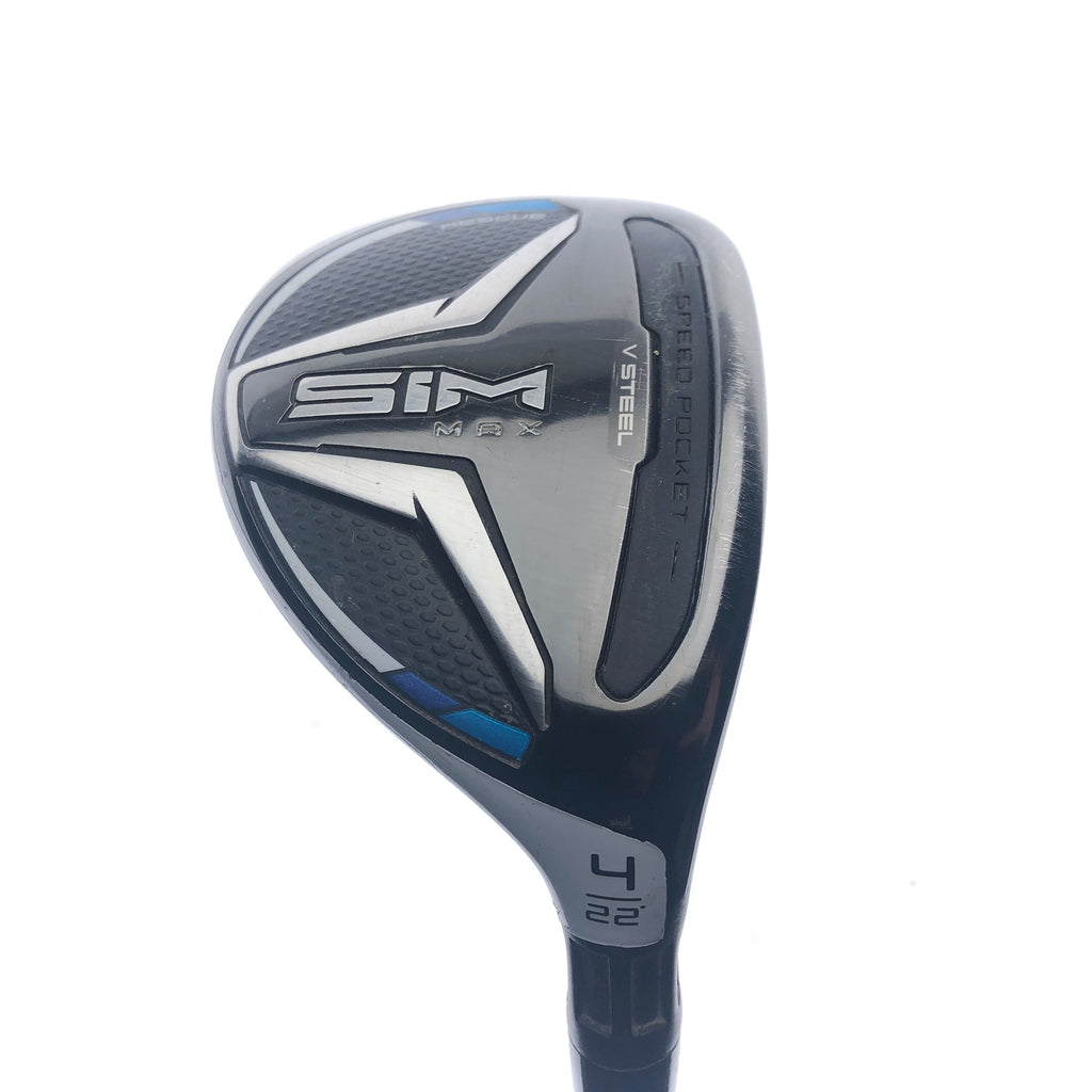 Used TaylorMade SIM Max 4 Hybrid / 22 Degrees / Regular Flex