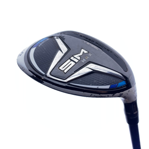 Used TaylorMade SIM Max 4 Hybrid / 22.0 Degrees / Regular Flex