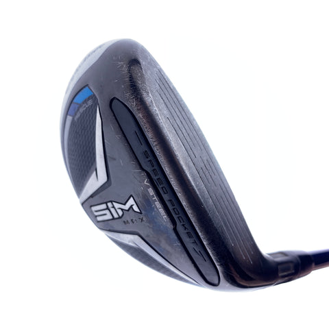 Used TaylorMade SIM Max 4 Hybrid / 22.0 Degrees / Stiff Flex