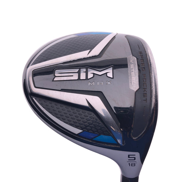 Used TaylorMade SIM Max 5 Fairway Wood / 18 Degrees / Ladies Flex