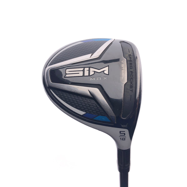 Used TaylorMade SIM Max 5 Fairway Wood / 18 Degrees / Regular Flex