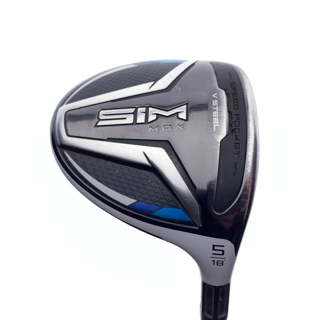 Used TaylorMade SIM Max 5 Fairway Wood / 18 Degrees / Regular Flex