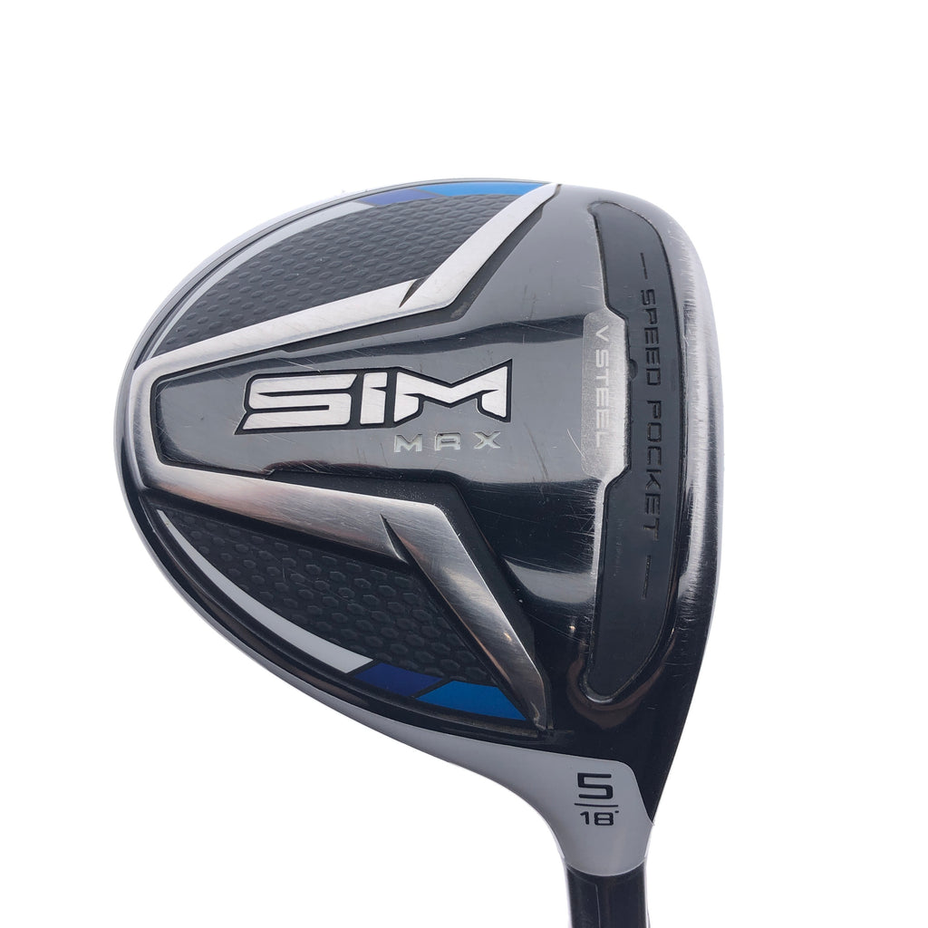 Used TaylorMade SIM Max 5 Fairway Wood / 18 Degrees / Regular Flex