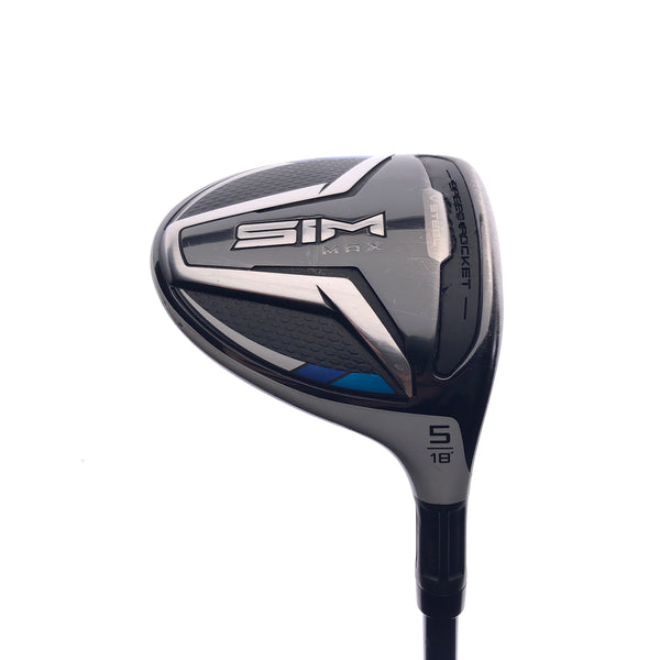 Used TaylorMade SIM Max 5 Fairway Wood / 18 Degrees / Stiff Flex