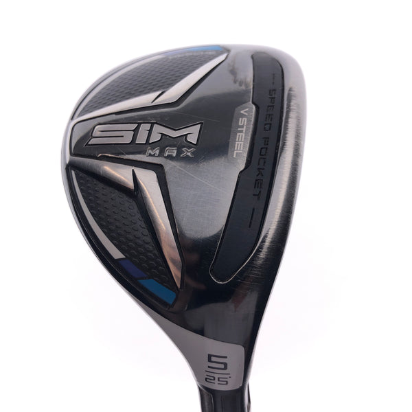 Used TaylorMade SIM Max 5 Hybrid / 25 Degrees / Regular Flex