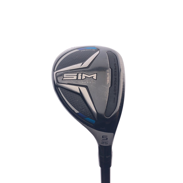 Used TaylorMade SIM Max 5 Hybrid / 25 Degrees / Regular Flex