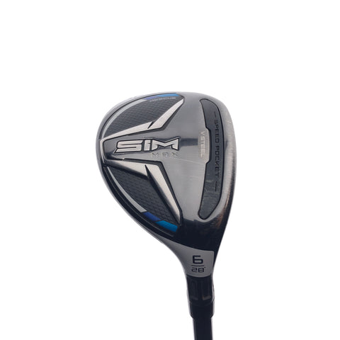 Used TaylorMade SIM Max 6 Hybrid / 28 Degrees / Regular Flex