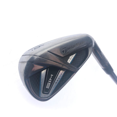 Used TaylorMade SIM Max 6 Iron / 25.0 Degrees / Stiff Flex